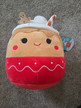Rare Squishmallow Ginger Latte NWT